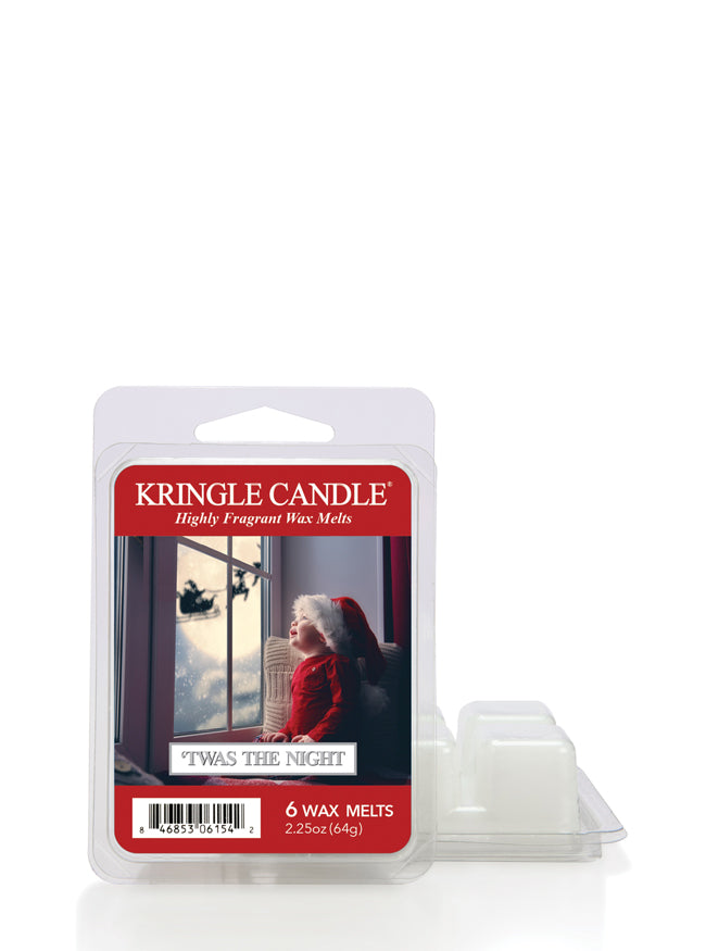 Kringle Candle wax melts packaging with a festive design on a white background