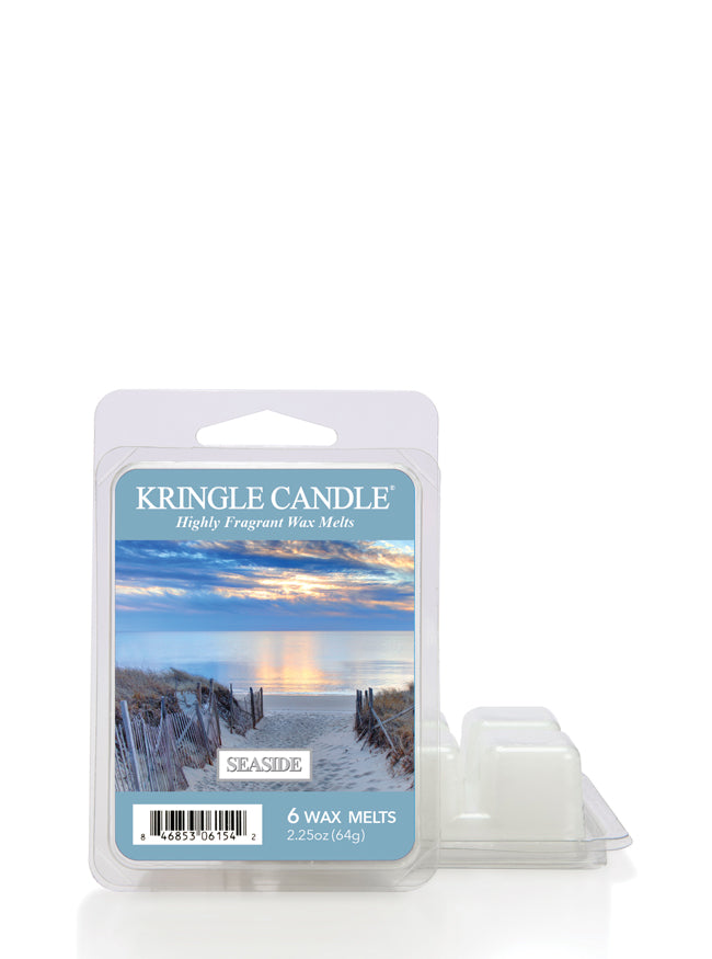 Kringle Candle Seaside wax melt packaging on a white background