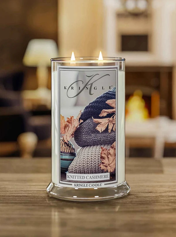 Knitted Cashmere Large Jar | Soy Candle