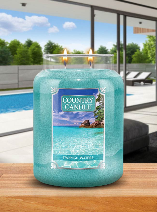 Tropical Waters | Soy Candle - Kringle Candle Israel