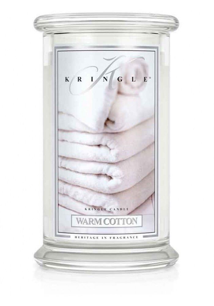 Warm Cotton | Soy Candle - Kringle Candle Israel