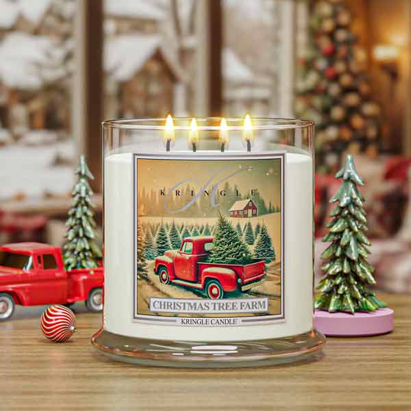 Christmas Tree Farm XL Jar 4-Wick NEW! | Soy Candle