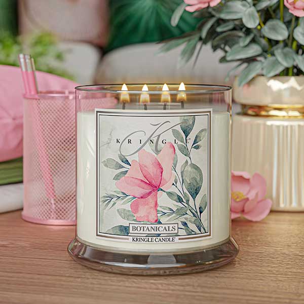 Botanicals XL Jar 4-Wick NEW! | Soy Candle - Kringle Candle Israel