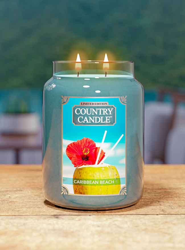 Caribbean Beach | Limited Edition Soy Candle - Kringle Candle Israel