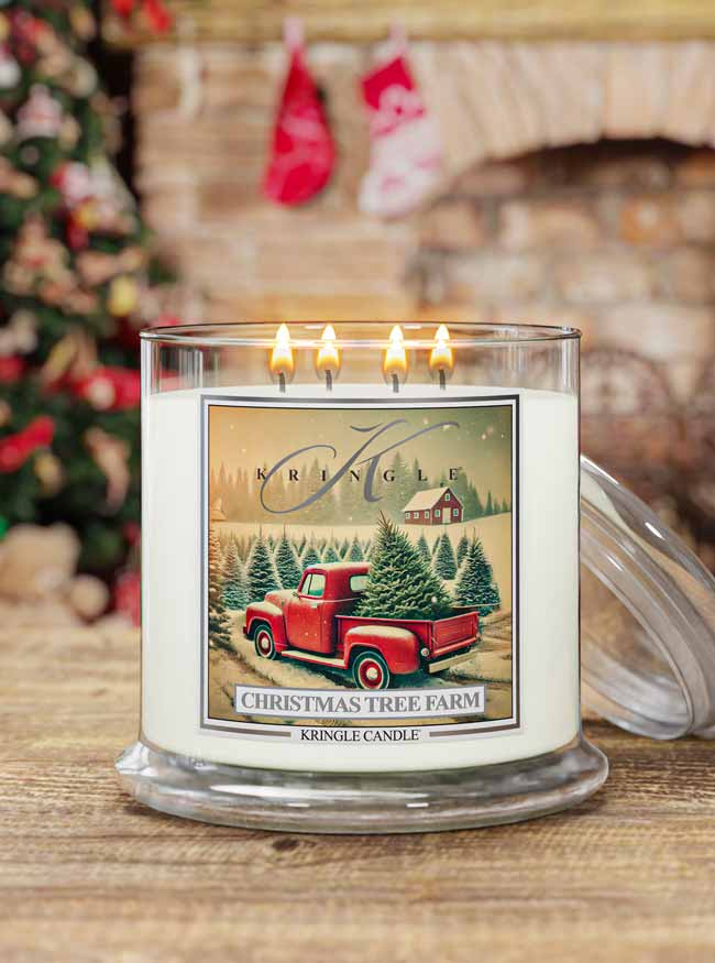 Christmas Tree Farm XL Jar 4-Wick NEW! | Soy Candle