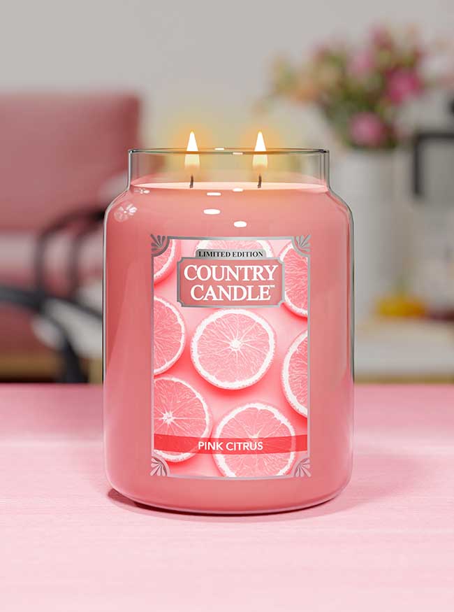 Pink Citrus| Limited Edition Soy Candle - Kringle Candle Israel