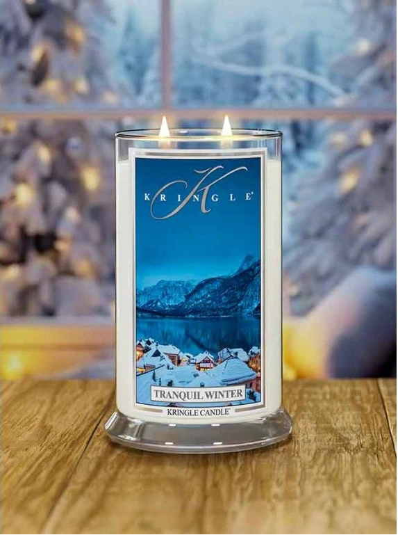 Tranquil Winter Large Jar NEW! | Soy Candle - Kringle Candle Israel