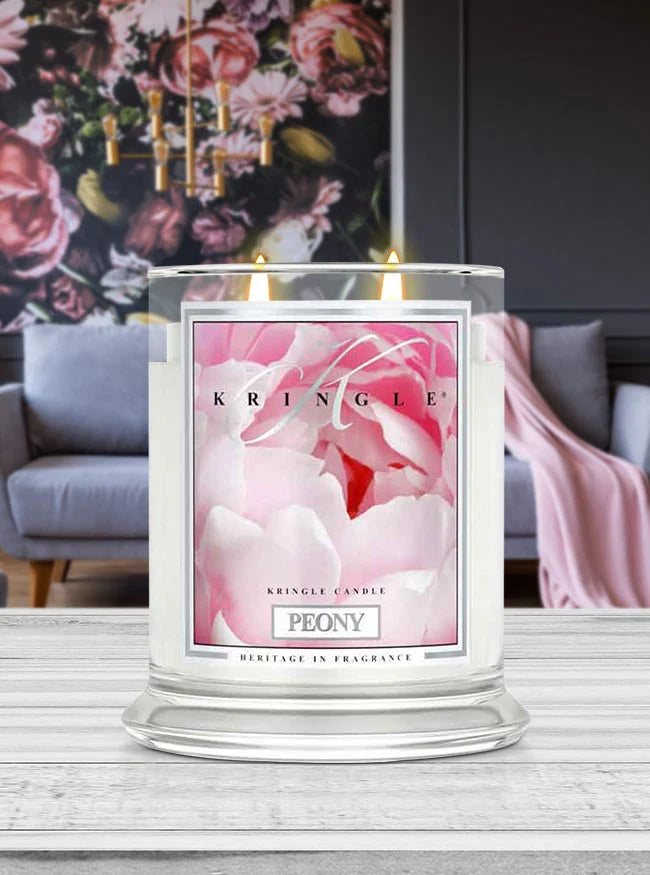 Peony Medium Jar | Soy Candle - Kringle Candle Israel