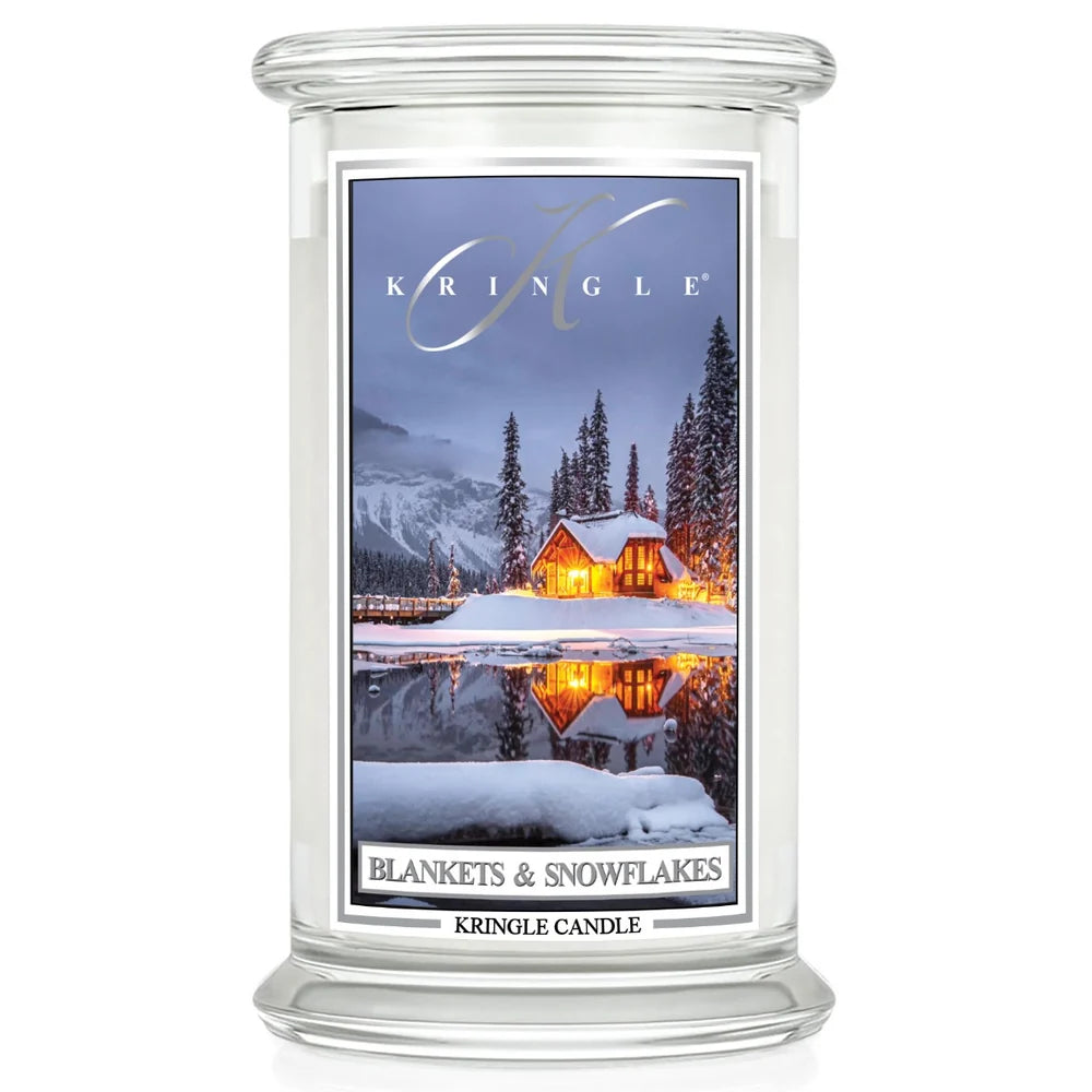 Blankets & Snowflakes  Large jar NEW! | Soy Candle