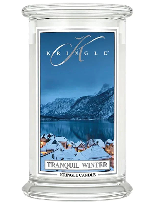 Tranquil Winter Large Jar NEW! | Soy Candle - Kringle Candle Israel