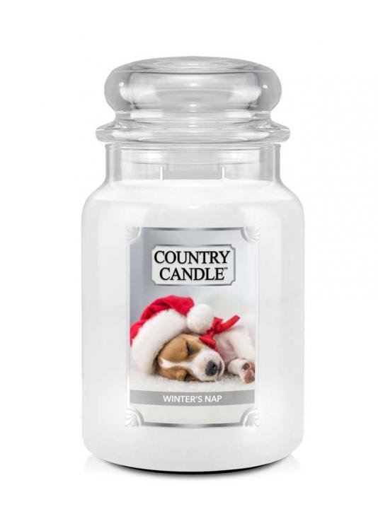 Winter's Nap Large Jar | Soy Candle - Kringle Candle Israel