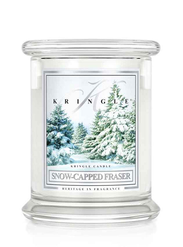 Snow Capped Fraser Medium Classic Jar - Kringle Candle Israel