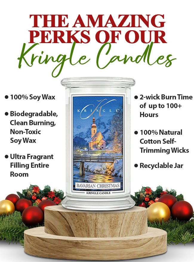 Bavarian Christmas NEW! | Soy Candle - Kringle Candle Israel