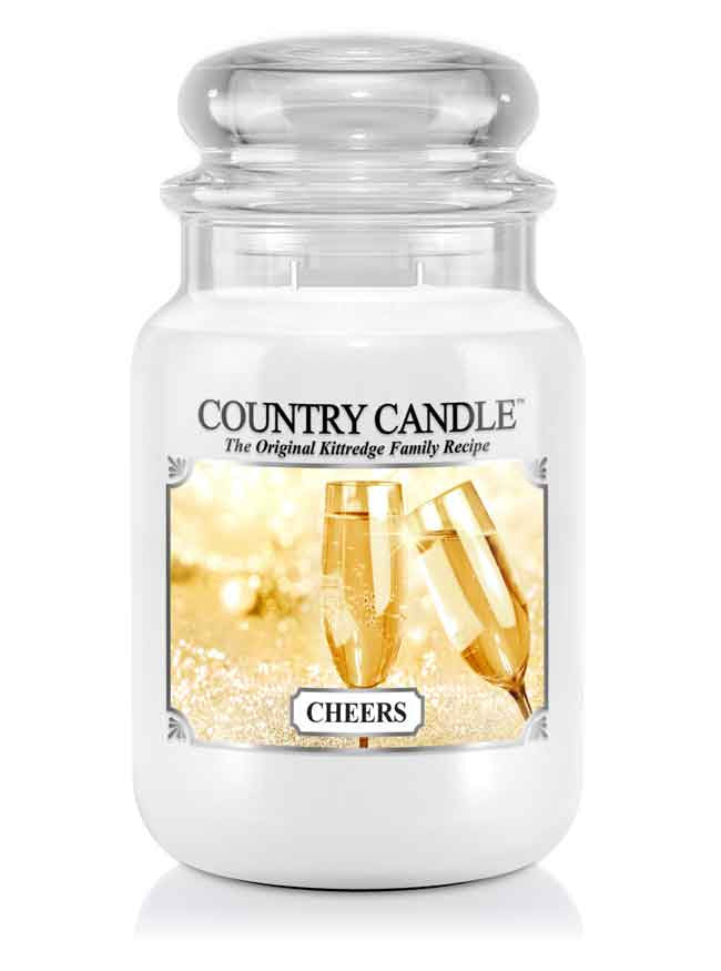 Cheers Large Jar Candle - Kringle Candle Israel
