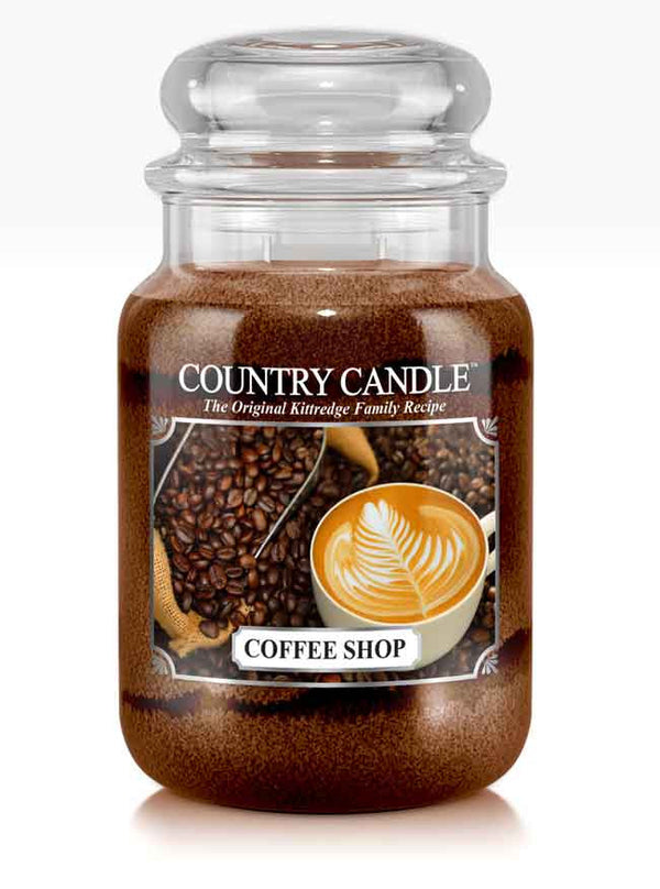 Coffee Shop Large Jar Candlew