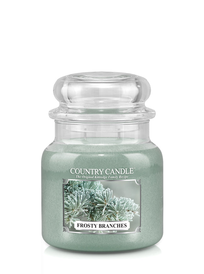 Forsty Branches Medium Jar Candle