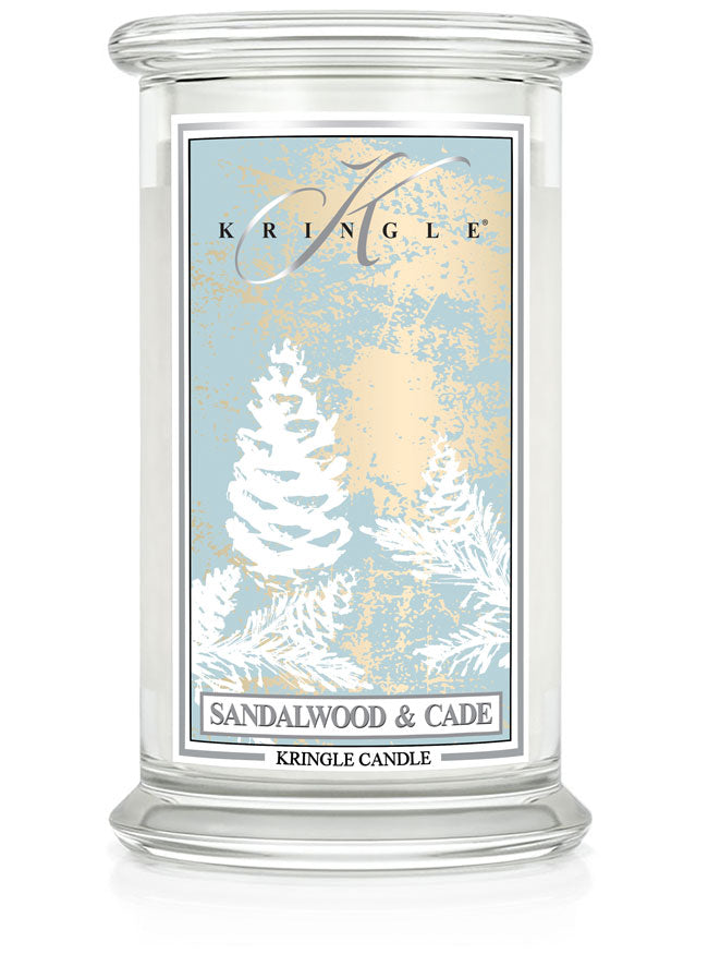 Sandalwood & Cade NEW! | Soy Candle - Kringle Candle Israel